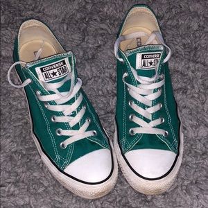 Green Converse All Star Low Top